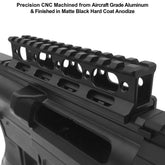 UTG Super Slim Picatinny Riser Mount, 1" Height, 13 Slots- MT-RSX1L